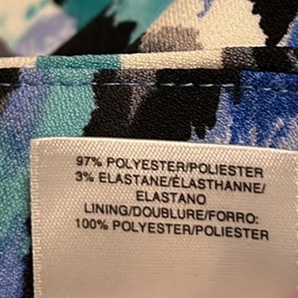 Kasper, Slit In Back, Zipper Closure, Straight Skirt, Multi Colors, Size 6 - Picture 6 of 7